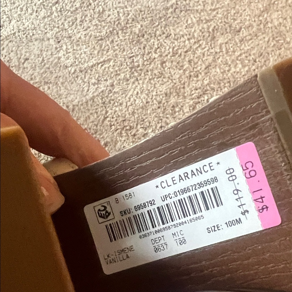 Lucky Brand Women's Tan Strappy Sandals Sz 10 - Picture 6 of 7